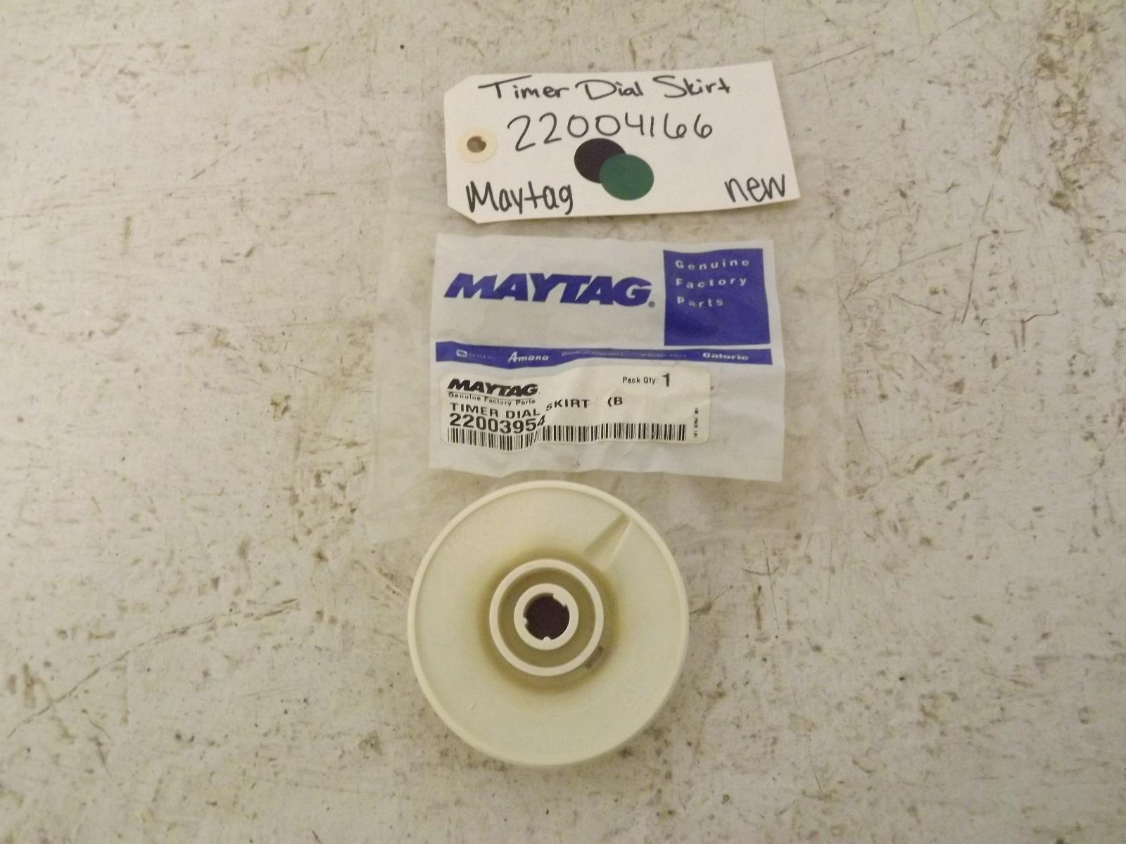 Maytag Washer/Dryer 22004166 Timer Dial Skirt New Maytag Washer/Dryer 22004166 Timer Dial Skirt New